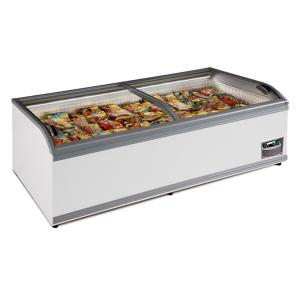 Island Display Freezer With Auto Hot-Gas Defrost And Auto-Evaporation Water Tray