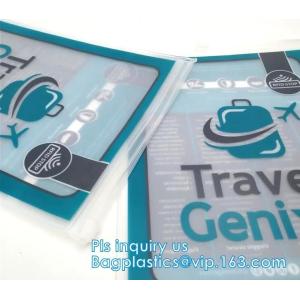 Buy cheap PP Plastic Slider Zip Lock A4 Doucment Files Holder Bag, zip lock bag with plastic slider & business card holder,Makeup from wholesalers