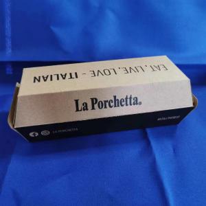 Hamburger,snack and food corrugate packaging box with customsized design with