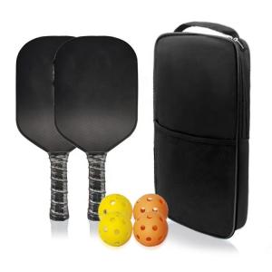 15mm Pickle Ball Rackets Glass Fiber Surface Pickleball Paddle And Ball Set