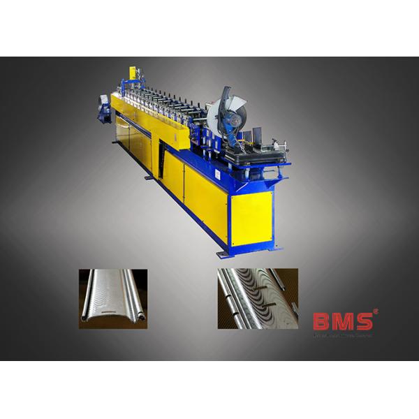 Quality Stainless Steel Roller Shutter Door Roll Forming Machine Curved Slat Sawing Type for sale