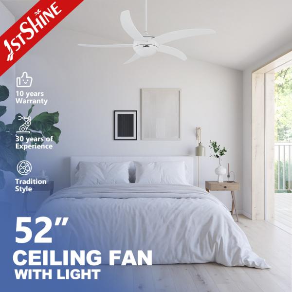 1stshine 52 Inch 5 MDF Blade Decorative Ceiling Fan with Remote Control and
