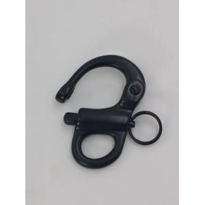 Buy cheap Marine Hardware Quick Release Fixed Shackle with Round Ring and Black Oxide Finish from wholesalers