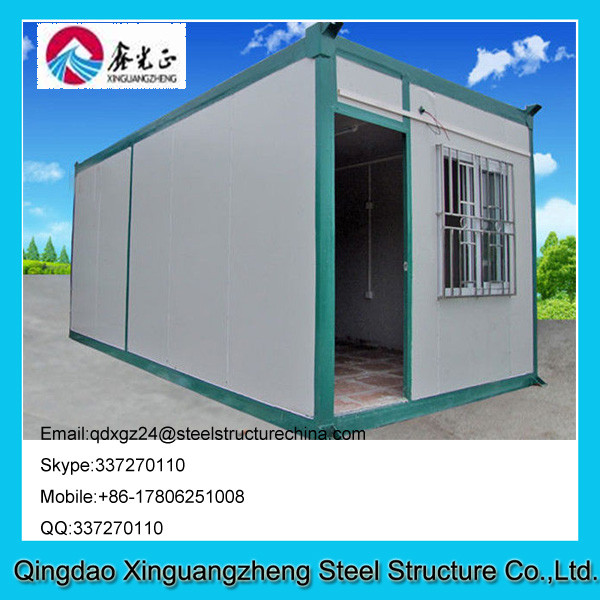 Quality modular 20ft container flat pack house for living house for sale