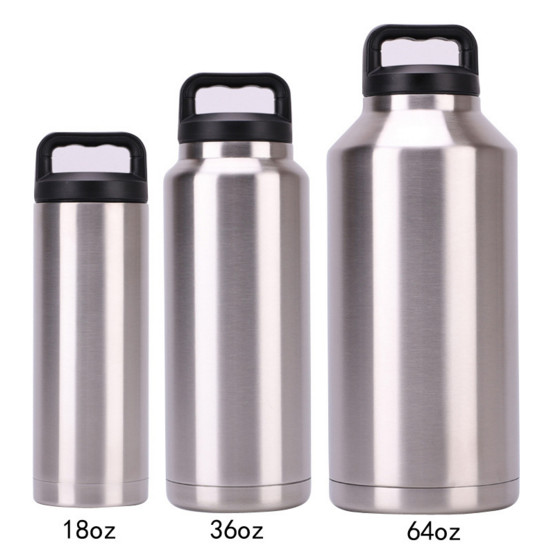 Quality 18oz 1000ml Insulated Hydro Stainless Steel Water Bottles With Handle for sale
