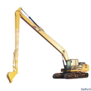 China Q355B Q690 Steel Excavator Long Reach Boom Customized For Komatsu PC200 PC300 on sale