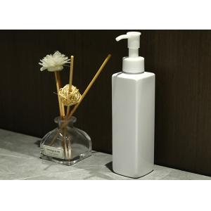 LEAD FREE Square 200ml Empty Plastic Bottles With Lockable Pumps