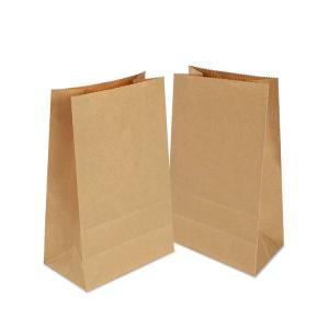 Buy cheap Kraft Biodegradable Disposable Tableware Candy Paper Bag Without Handle BSCI from wholesalers