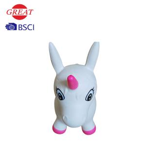 Buy cheap 3 Ages Kids Unicorn Bouncy Ball With Inflatable Pump Meet EU Standard from wholesalers
