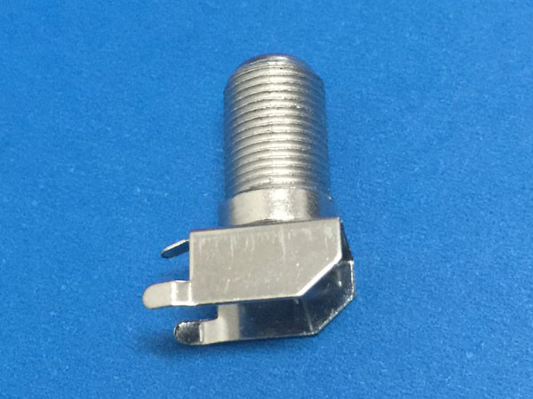 Buy cheap IEC and F connector with metal shielding cover for pcb mount with best price from wholesalers