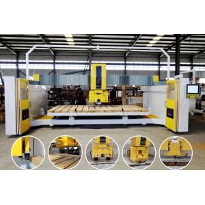 Buy cheap Granite CNC Stone Cutting 5 Axis Bridge Saw Machine from wholesalers