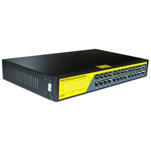 High quality RACK Type 24port POE+2xGE UPlink POE Etherent switch 250m for IP