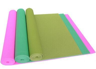 Quality 3 - 8mm Thick Fitness Yoga Mat / Gym Exercise Mat Anti Slip Single Colour for sale