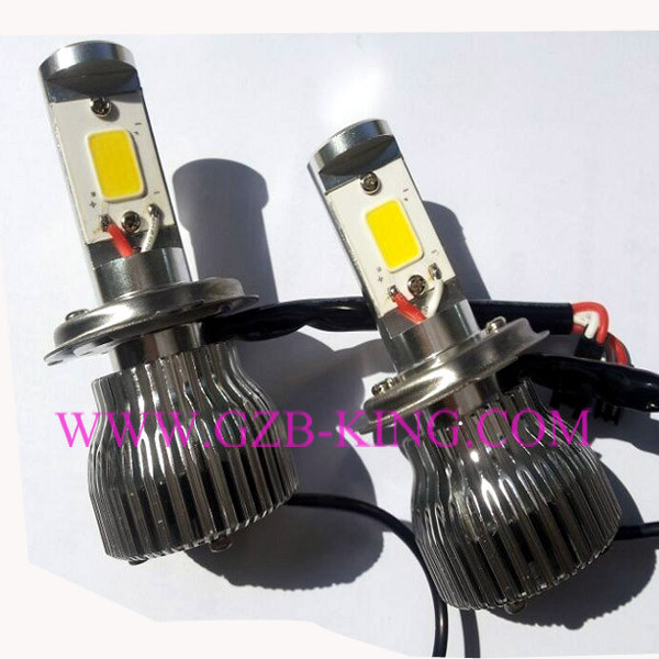 Buy cheap 2x2200LM H4 H&L 56Watts super bright Espitar Chip Auto LED headlamp system from wholesalers