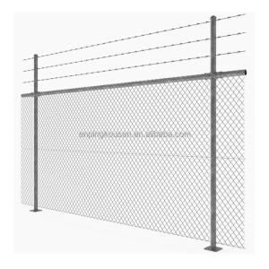Hot Dipped Galvanized PVC Coated Chain Link Fence with Customized Sizes and
