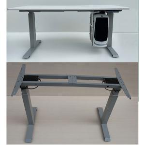 Buy cheap Electric Sit Stand Up Desk White Adjustable Double Motorized Table with Memory Setting from wholesalers