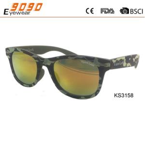 Buy cheap 2017 new style children's sunglasses with plastic frame ,UV 400 protection lens from wholesalers