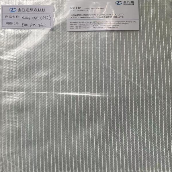 Fiberglass Multi Axial Fabric ±45° 800g Per Squre Meter Good Performance On