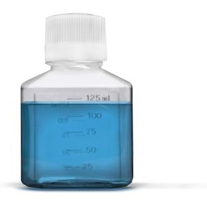 Buy cheap Scientific 125 Ml Plastic Reagent Bottle 6-Pack Laboratory Chemical Storage - Clear Graduated Square Polycarbonate from wholesalers