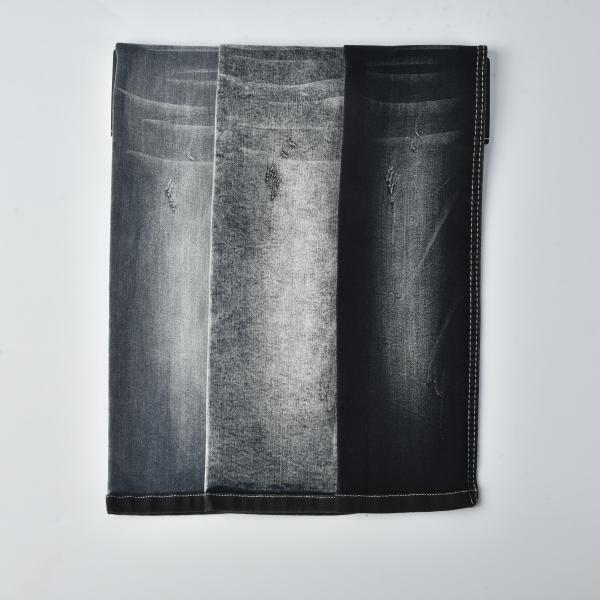 Quality Shrink-resisitant COTTON POLYESTER SPANDEX DENIM FABRIC QY021-1 7.9 oz for sale