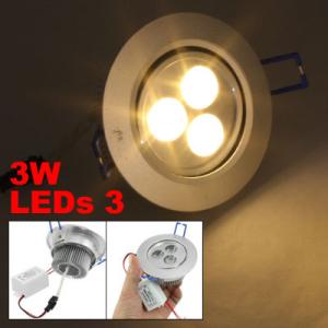 Buy cheap Outdoor 3 watt Warm White color led ceiling light fixture, led DownLight 3000K for home from wholesalers