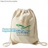 Buy cheap Custom fashionable Recyclable daily use cotton laundry wash bag,Large Printed Cotton Hotel Laundry Bag bagplastics bagea from wholesalers