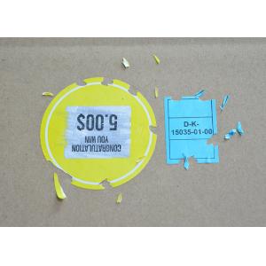 Buy cheap Transparent Hologram Blank Eggshell Stickers With Water Based On Glue from wholesalers