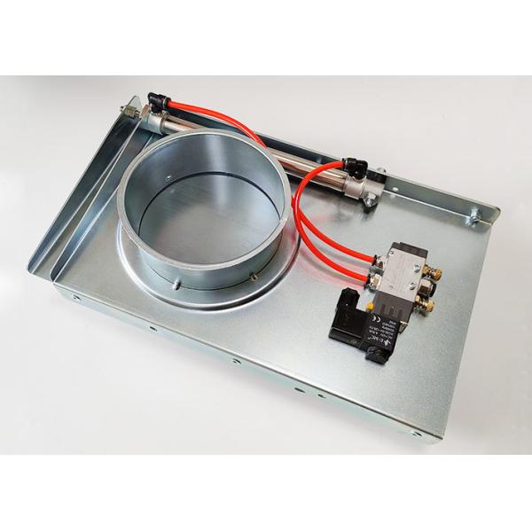 Buy cheap Customization Zinc Electroplated 4 Inch Metal Blast Gate 150mm Blast Gate from wholesalers