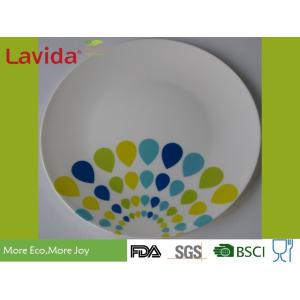 Buy cheap Reusable 20cm / 25cm Melamine Camping Dishes Tasteless High Temperature Tolerance from wholesalers