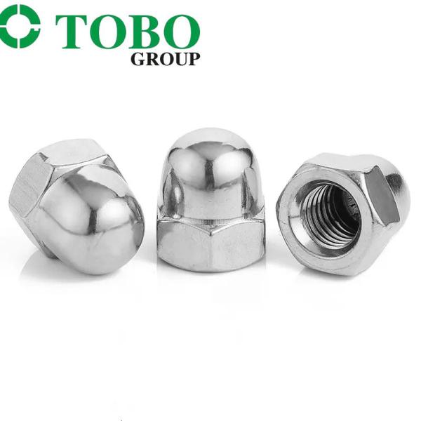 Quality DIN1587 Stainless Steel 304 M3 M4 M5 M6 M8 M10 M12 M14 M16 M18 M20 M24 Acorn Nut Hex Domed Cap Nut for sale