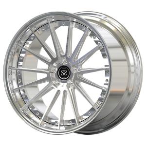5-130 Bolt Pattern Custom 2PC Forged Wheels 22x10 / 22x11.5 For Porsche Cayenne