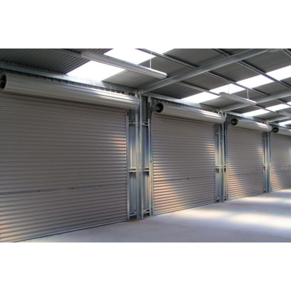 Quality Perspective Ventilation Security Roller Shutters , Baking Paint Stainless Steel Shutters for sale