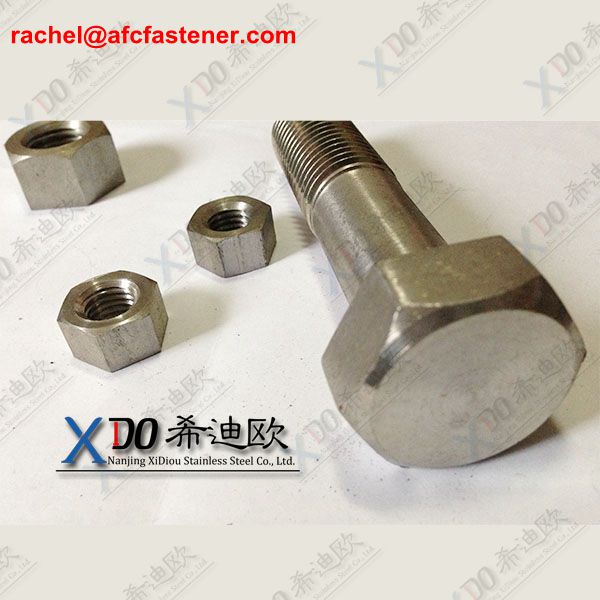 Quality 904L screws nuts bolts din1.4539 uranus B6 uns n08904 for sale