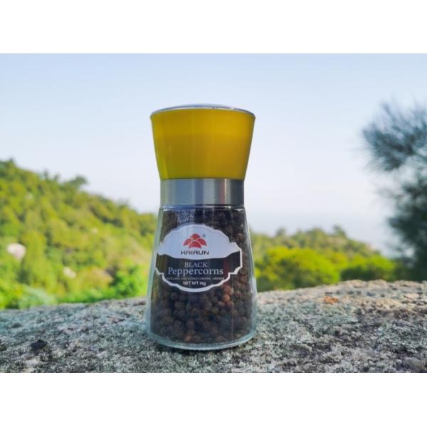 Quality Efficient Ceramic Core Seasoning Grinder Bottle For 95g Black Pepper 180g Weight for sale