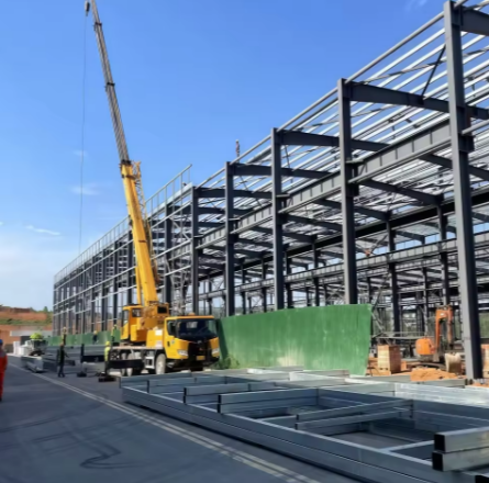 Quality Fast Construction Prefabricated Environmentally-Friendly and High-Intensity Space Utilization Steel Structure Office Workshop for sale