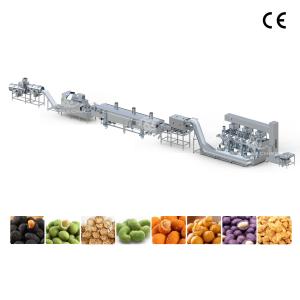 Buy cheap Fulliy Automatic Controlled Advanced Peanut Coating Frying And Flavoring Production Line For Consistent High Output 700-800kg/h from wholesalers