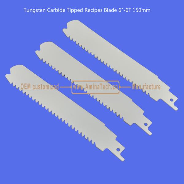 Buy cheap Tungsten Carbide Tipped Recipes Blade 6"-6T 150mm,Reciprocating from wholesalers