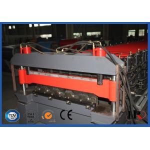 Buy cheap Blue Color High Strength Metal Deck Roll Forming Machine Big Wave Length from wholesalers