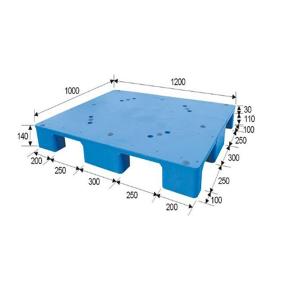 Buy cheap Single Side Nestable Plastic Pallet 120*120cm Polyethylene Plastic Skids from wholesalers