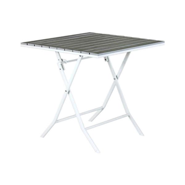 Quality Lightweight Polywood Aluminum Folding Camping Table With PS Plate Material for sale