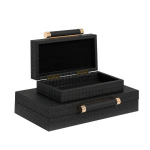 Buy cheap Leather MDF Jewellery Container Box product