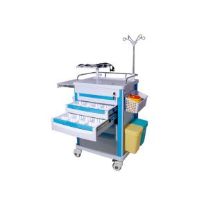Buy cheap Easy Cleaning ABS Plastic Medical Trolleys With noiseless castors from wholesalers