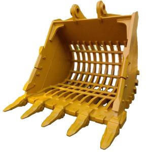 Buy cheap 0.8m3 Excavator Skeleton Bucket/Screen Bucket for SK120-3 Construction Performance from wholesalers