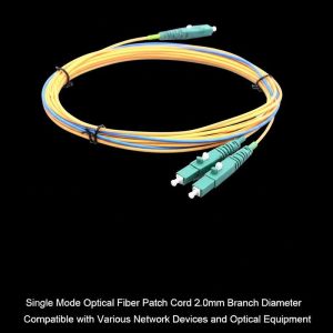 Buy cheap Single Mode Optical Fiber Patch Cord 2.0mm Branch Diameter Compatible with Various Network Devices and Optical Equipment from wholesalers