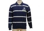 Buy cheap Spring / Autumn Mens Polo Sweatshirts , Mens Full Sleeve Polo T Shirts With Rib Cuffs from wholesalers