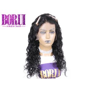 Buy cheap Double Weft Natural Wave 350g Full Lace Human Wigs product