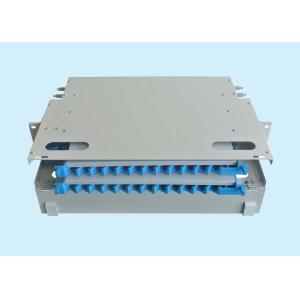 Buy cheap ODF Unit 24 Core Optical Fiber Distribution Frame / Power Distribution Frame from wholesalers