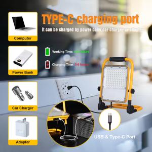 Buy cheap High-Brightness Portable LED Work Light Aluminum Alloy Body IP65 Waterproof For Workshops Warehouses Construction Sites from wholesalers