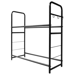 Height 1250mm Length 1180mm Tire Storage Rack With Hooks