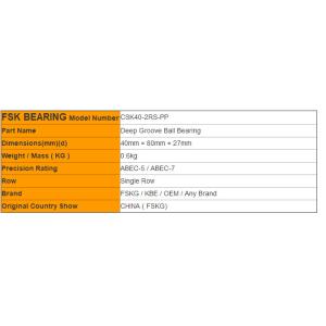 CSK40-2RS - PP One Way Clutch Bearing Sprag Type Freewheel with Keyway